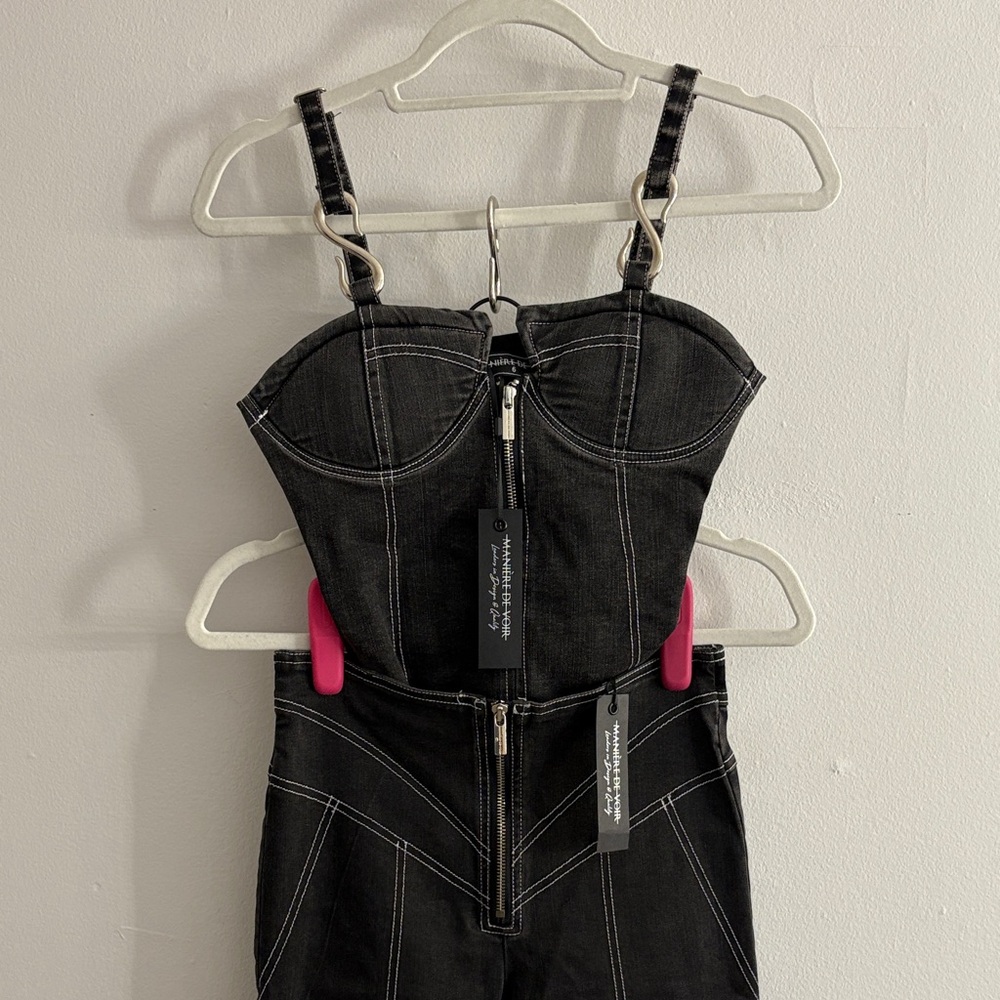 Maniere De Voir Denim Set